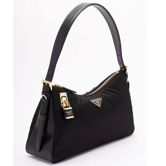 PRADA Aimee large logo re-nylon shoulder bag - Picture 2 of 6